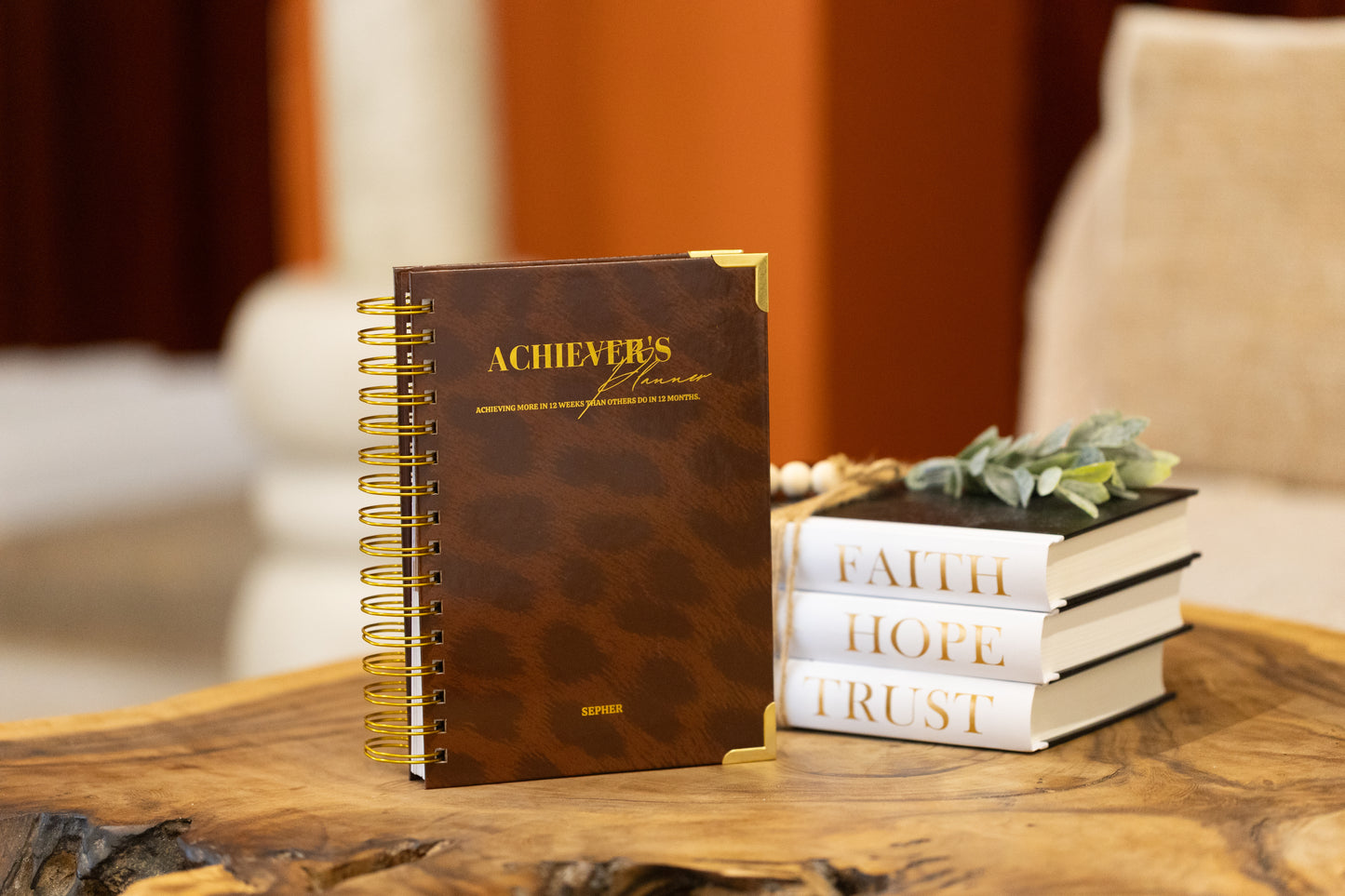 Achiever's Planner – Leopard Brown