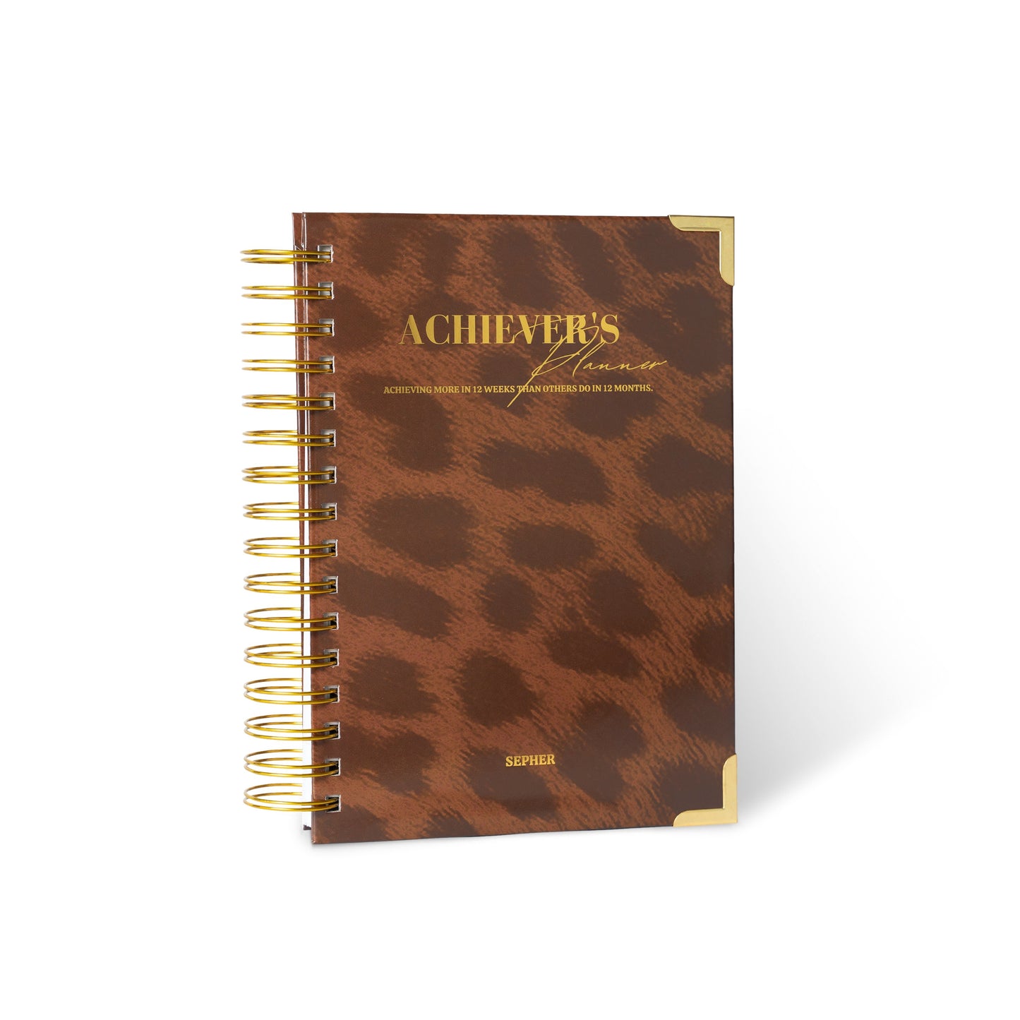 Achiever's Planner – Leopard Brown