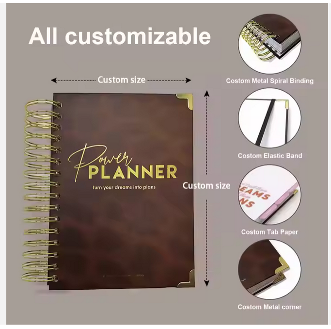 Achiever's Planner – Leopard Brown